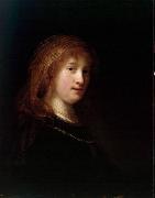 Rembrandt Peale Portrait of Saskia van Uylenburg oil painting